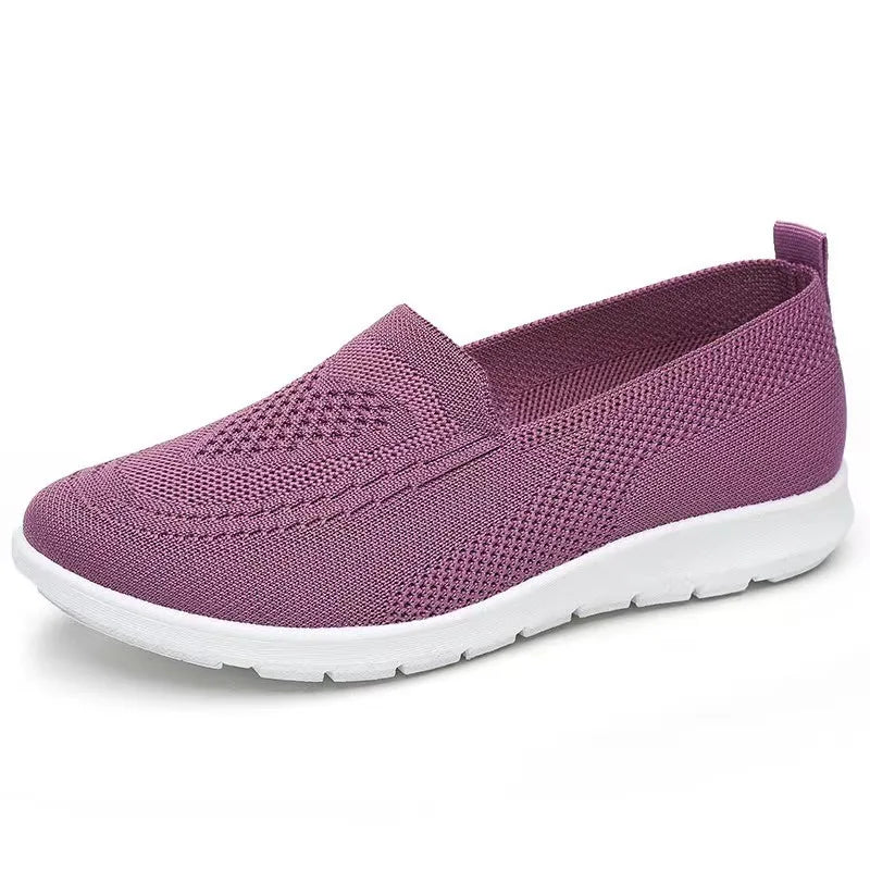 Women's casual walking shoes by MAIRA'S COLLECTIONS with breathable fabric and soft, comfortable design, shown in black.