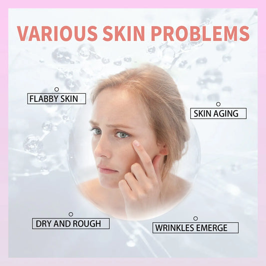 MAIRA'S COLLECTIONS collagen face serum bottle for anti-aging and wrinkle care, with a sleek design and clear labeling.