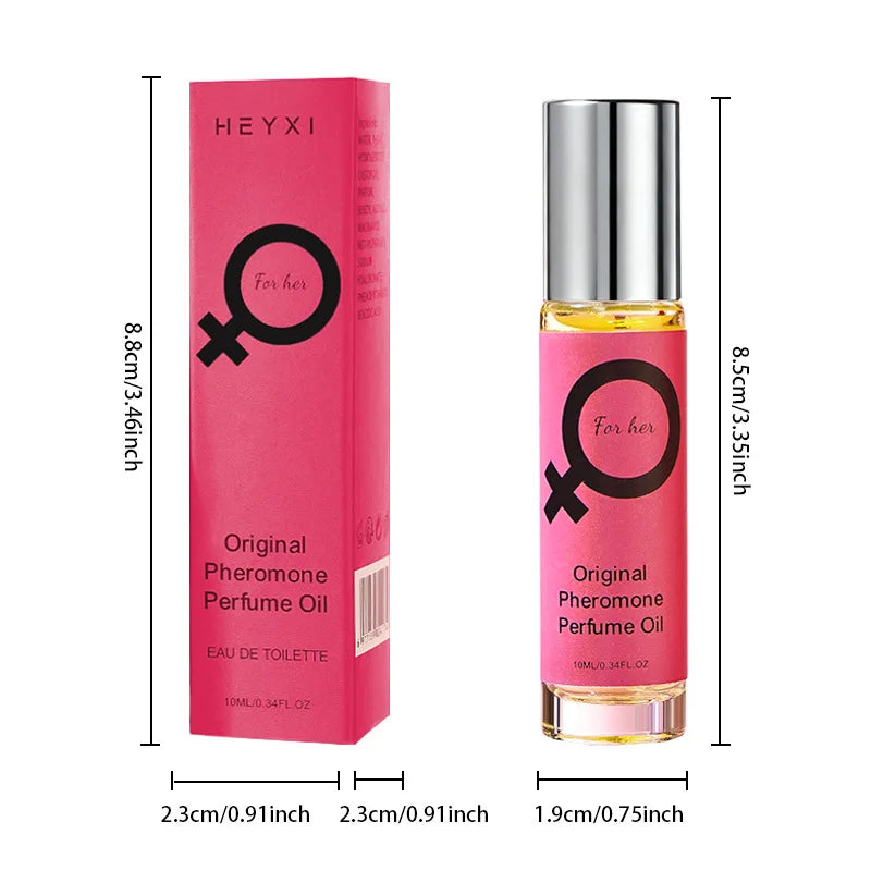 Women’s alcohol-free roll-on perfume by MAIRA'S COLLECTIONS with a long-lasting floral fragrance in a sleek container.