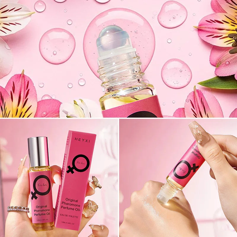 Women’s alcohol-free roll-on perfume by Maira’s Collections with long-lasting floral fragrance in a sleek applicator.