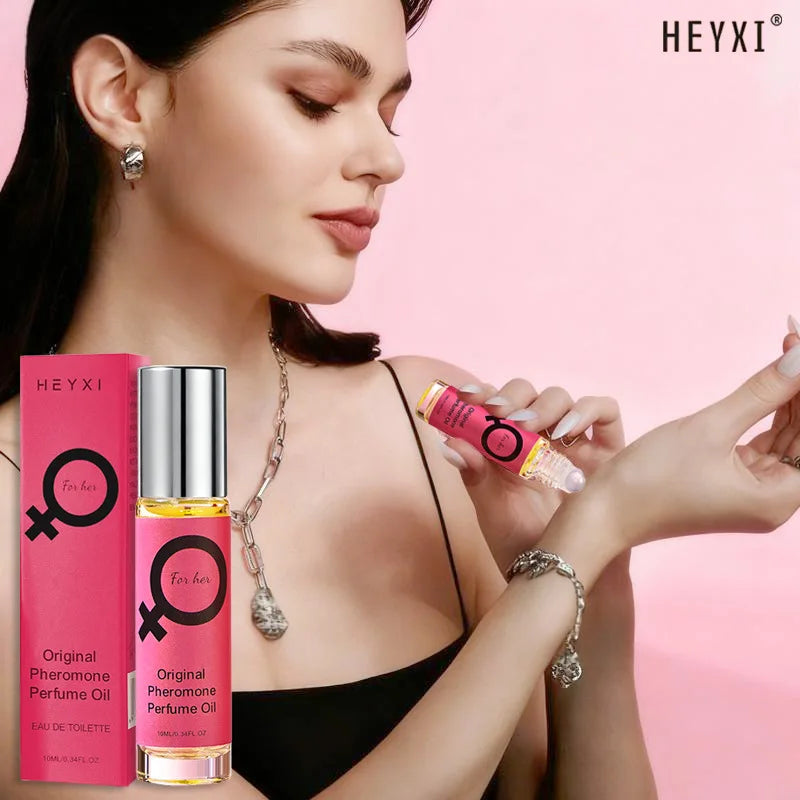 Women's alcohol-free roll-on perfume by Maira's Collections with a long-lasting floral fragrance in a sleek roll-on bottle.
