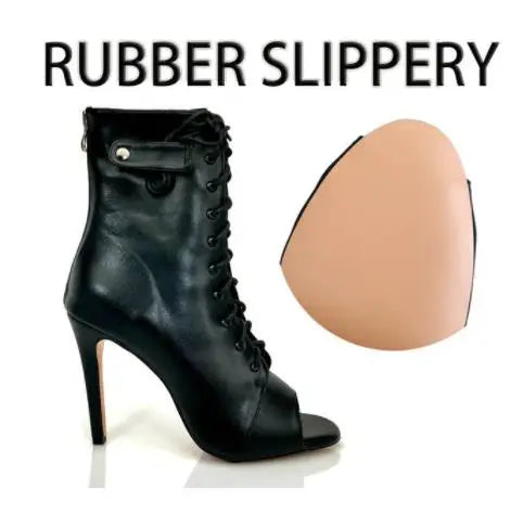 Women's stiletto high heels from MAIRA'S COLLECTIONS, ballroom and party dance shoes with elegant design and sleek black finish.