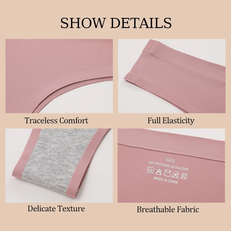 Maillard ultra-thin Brazilian panties by MAIRA'S COLLECTIONS, ice silk women’s underwear, soft and seamless for comfortable wear