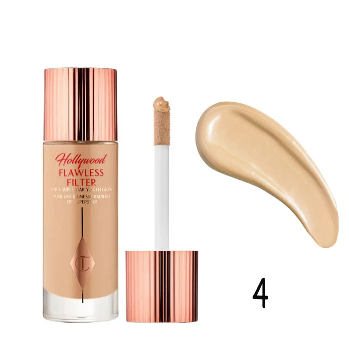 MAIRA'S COLLECTIONS CT Starlight Liquid Flawless Glow Primer with shimmering finish, smooth texture, and radiant skin effect.