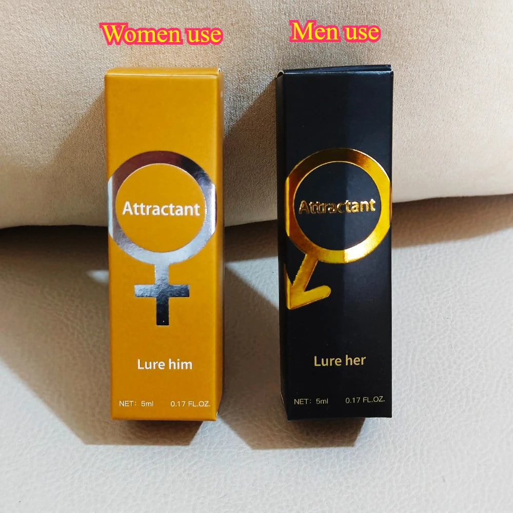 Set of MAIRA'S COLLECTIONS pheromone body sprays in various quantities, featuring sleek bottles with elegant packaging.