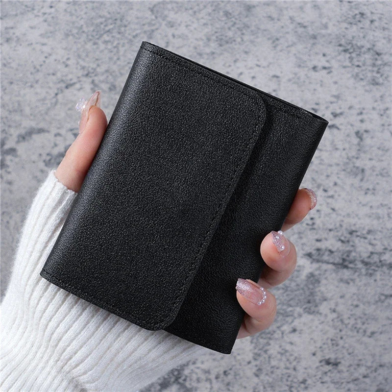 Women's small PU leather wallet by MAIRA'S COLLECTIONS featuring compact design and multiple card slots