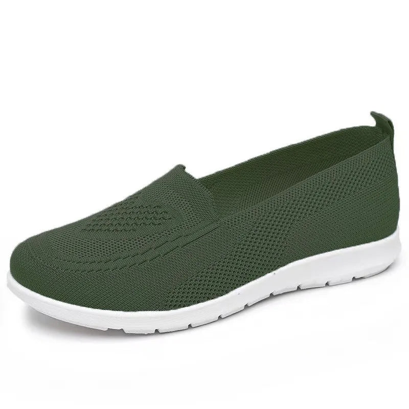 Women's casual walking shoes by MAIRA'S COLLECTIONS with breathable fabric, soft insole, and comfortable fit.
