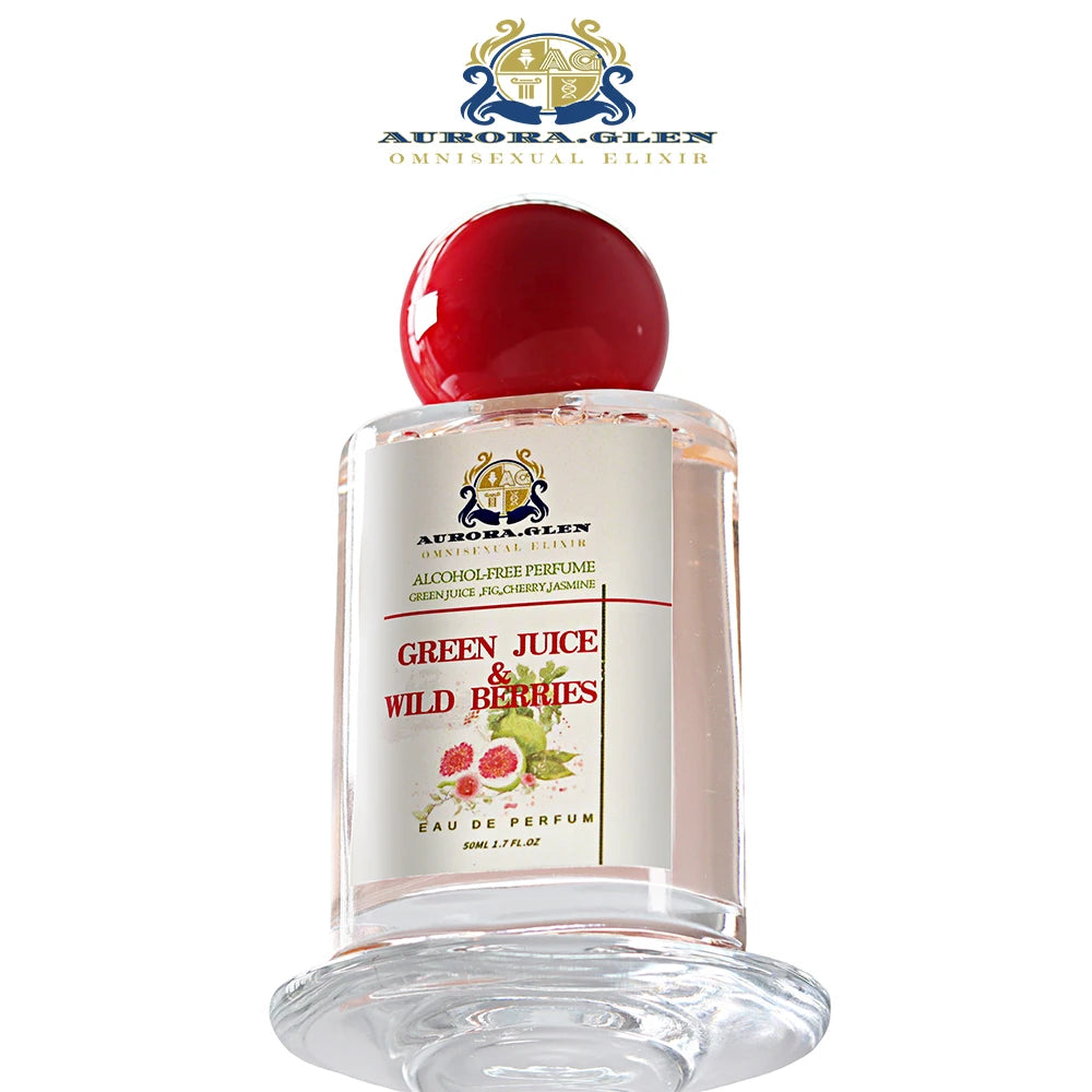 Green fig leaf parfum oil for women by MAIRA'S COLLECTIONS, showcasing a 50ml bottle with a fresh, long-lasting fragrance.