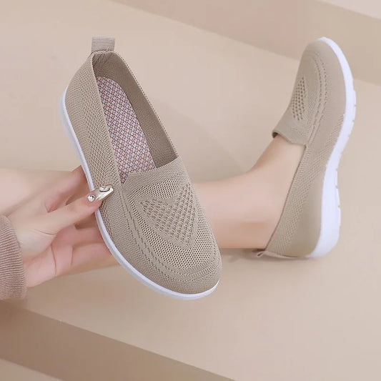 Women's casual walking shoes by MAIRA'S COLLECTIONS with breathable fabric, soft insoles, and a stylish, comfortable design.
