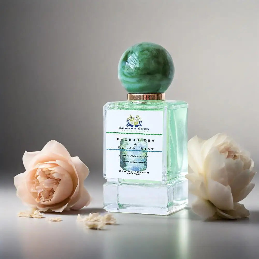 Women's long-lasting parfum oil by MAIRA'S COLLECTIONS in a sleek bottle, showcasing the elegant packaging and stylish design.