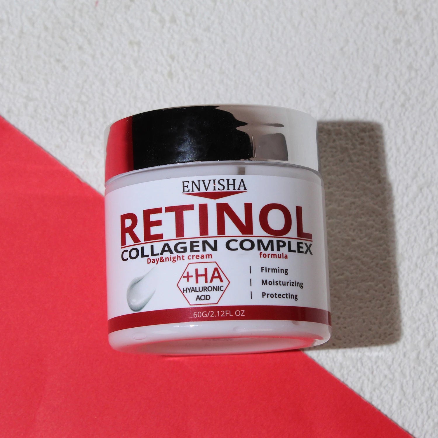 MAIRA'S COLLECTIONS Retinol Collagen Face Cream jar showing creamy texture and elegant packaging for youthful skin.