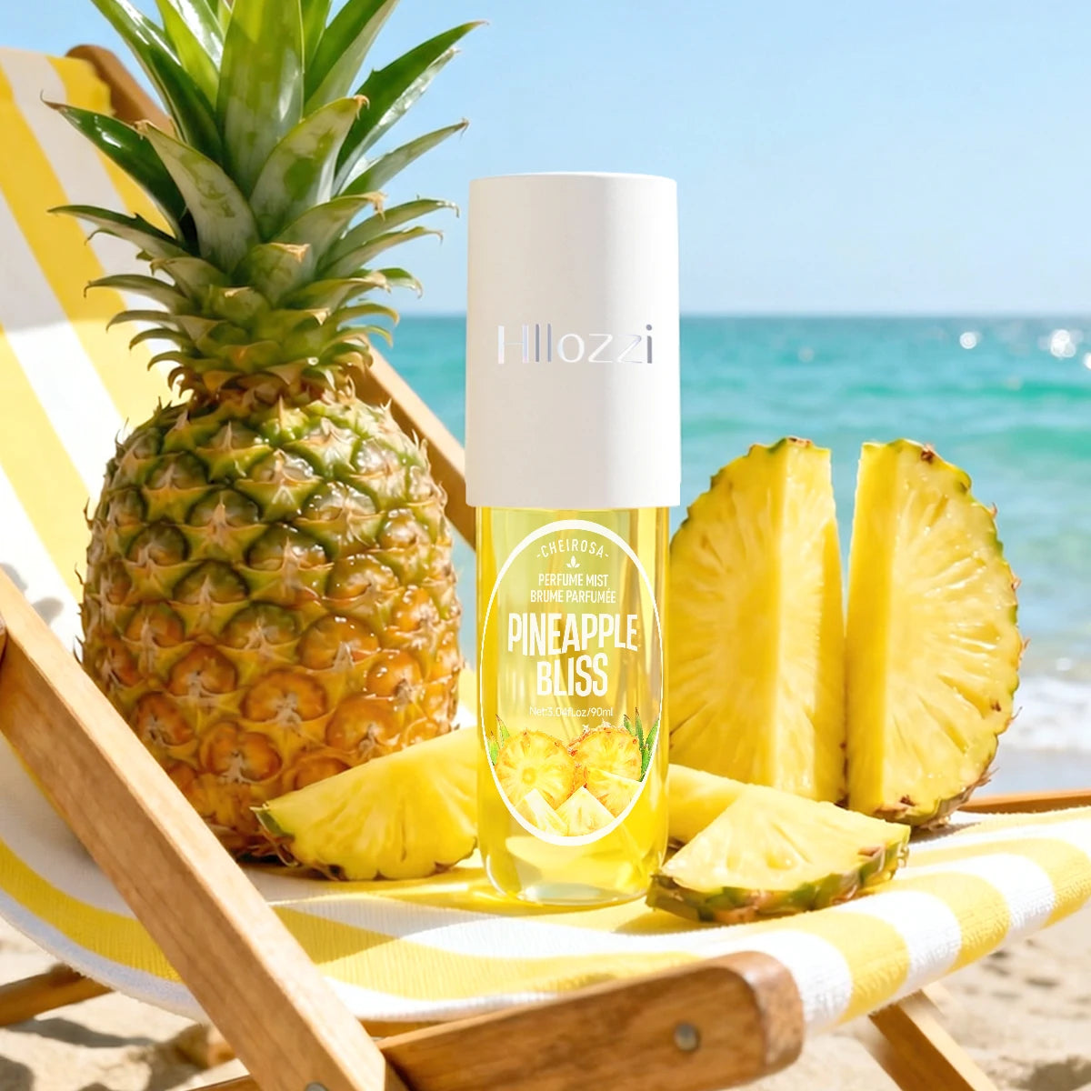 MAIRA'S COLLECTIONS long-lasting body fragrance spray bottle with sleek design and floral scent, shown in a close-up image.