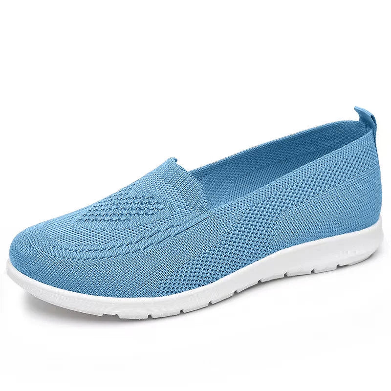 Women's casual walking shoes by MAIRA'S COLLECTIONS featuring breathable fabric, soft insoles, and comfortable design.