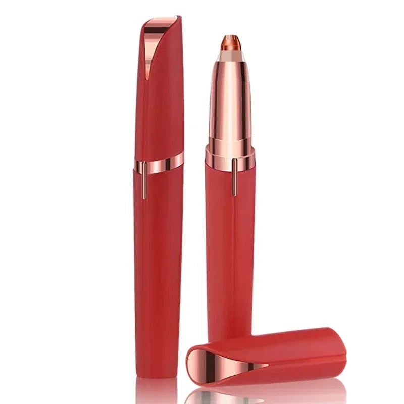 Mini electric eyebrow trimmer by MAIRA'S COLLECTIONS for painless hair removal, featuring a compact shaver design.