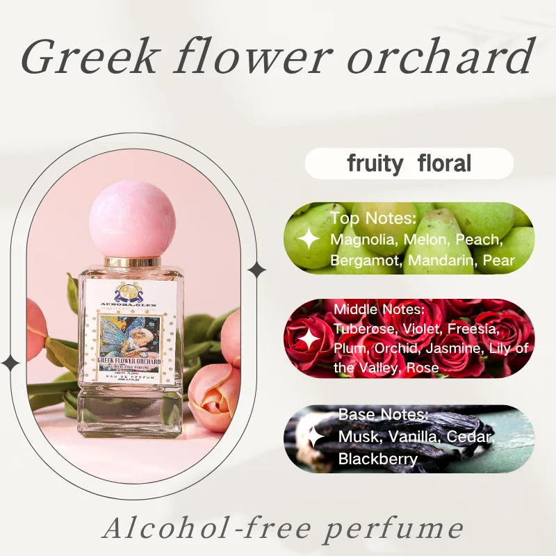 Pure Rose fragrance oil for women by MAIRA'S COLLECTIONS, long-lasting floral scent in a 50ml bottle, with a rose flower in the image.