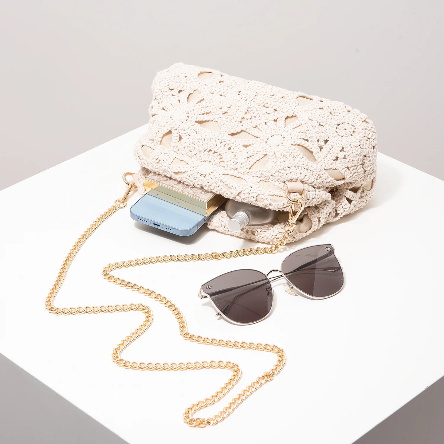 Boho summer crossbody bag by MAIRA'S COLLECTIONS featuring woven design and adjustable strap, ideal for casual outings