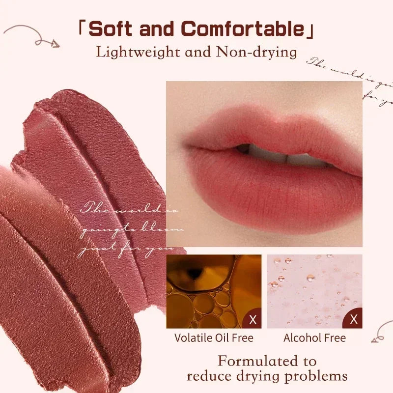 Flower Knows Strawberry Rococo Lip Cream by MAIRA'S COLLECTIONS displayed in a sleek tube with a floral design and vibrant pink color.