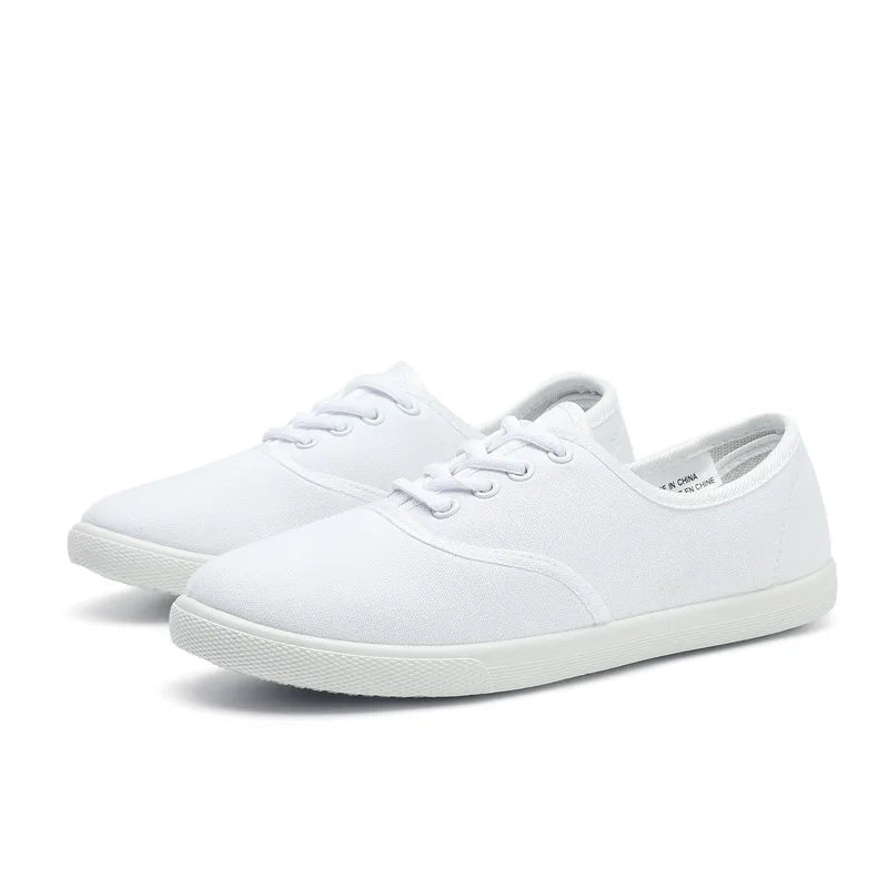 Women's MAIRA'S COLLECTIONS lace-up canvas sneakers with breathable platform design, size 42, featuring stylish and comfortable footwear.