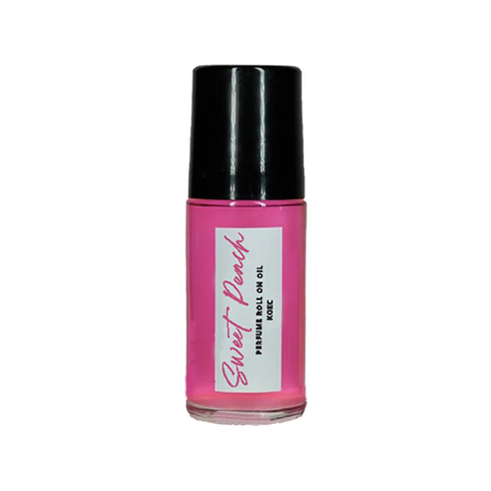 30ml MAIRA'S COLLECTIONS Sweet Peach fragrance roll-on oil with jasmine and musk, nourishing, refreshing, and long-lasting natural scent