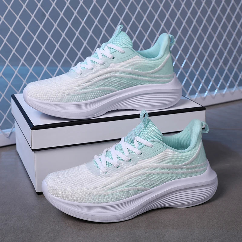 Women's breathable mesh sneakers from MAIRA'S COLLECTIONS, casual running and hiking shoes with lightweight design and supportive sole.