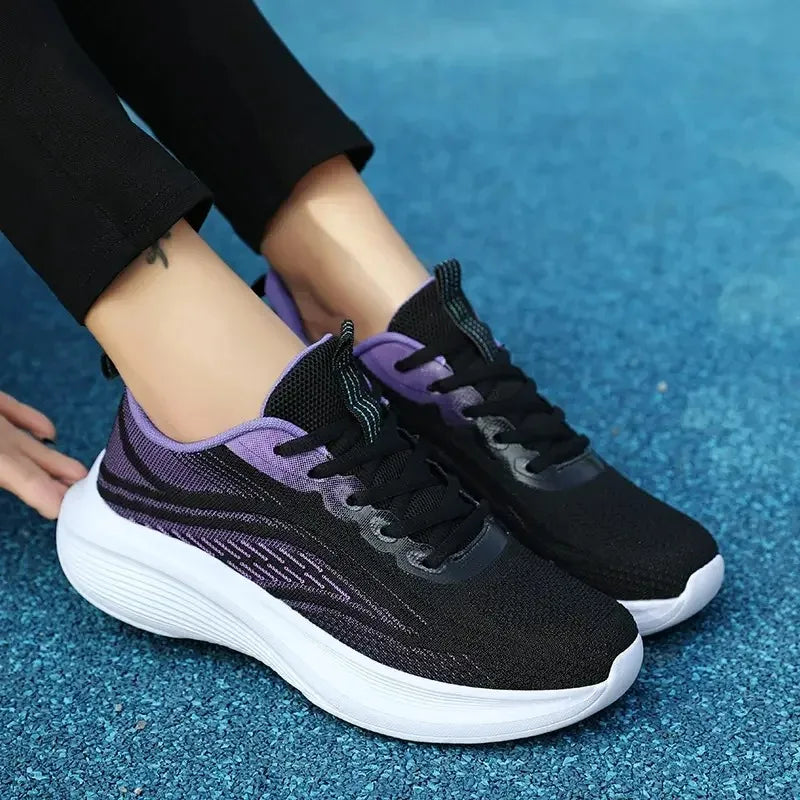 Women's breathable mesh sneakers in casual running and hiking style by MAIRA'S COLLECTIONS, featuring lightweight design and supportive sole.