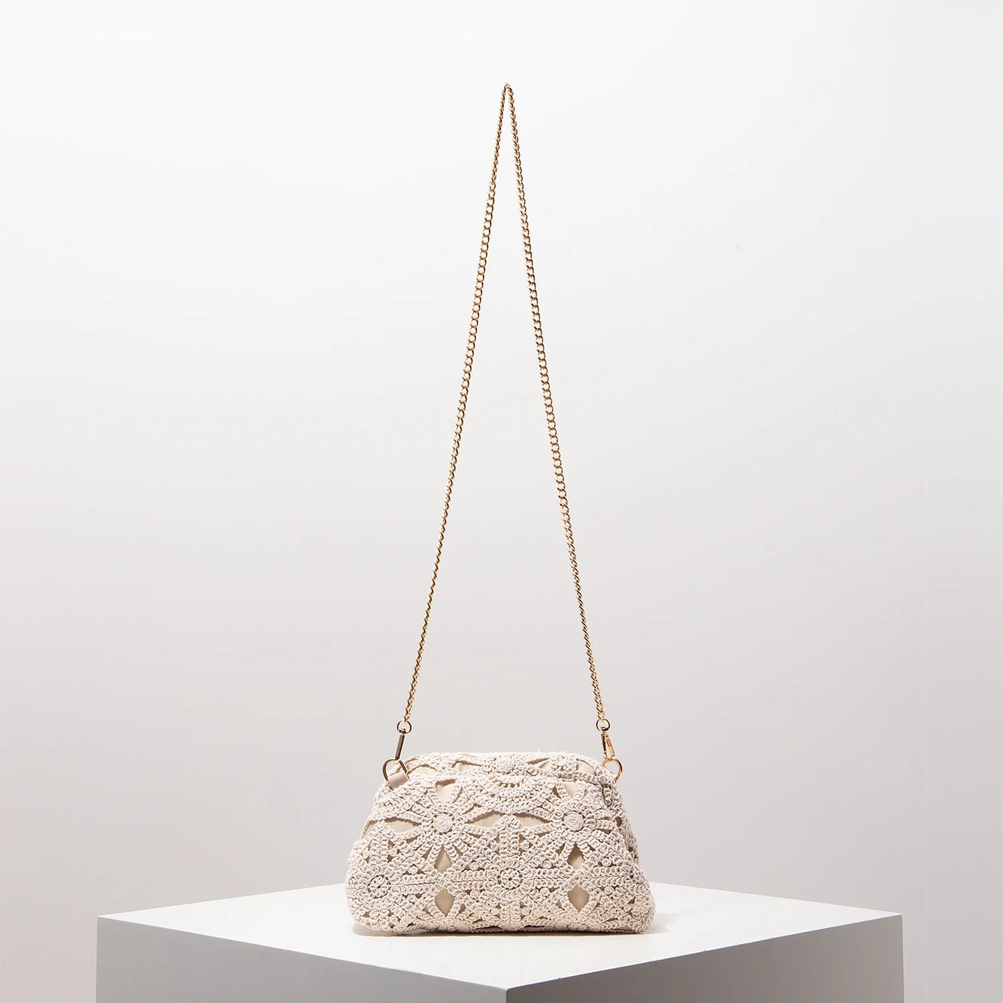 Boho Summer Crossbody Bag by MAIRA'S COLLECTIONS featuring woven design and adjustable strap, perfect for casual summer outings.