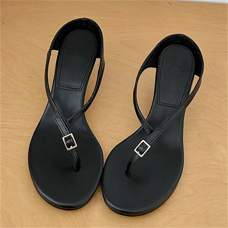 Eilyken women's buckle wedge sandals by MAIRA'S COLLECTIONS featuring tan leather straps and cork wedge heel.