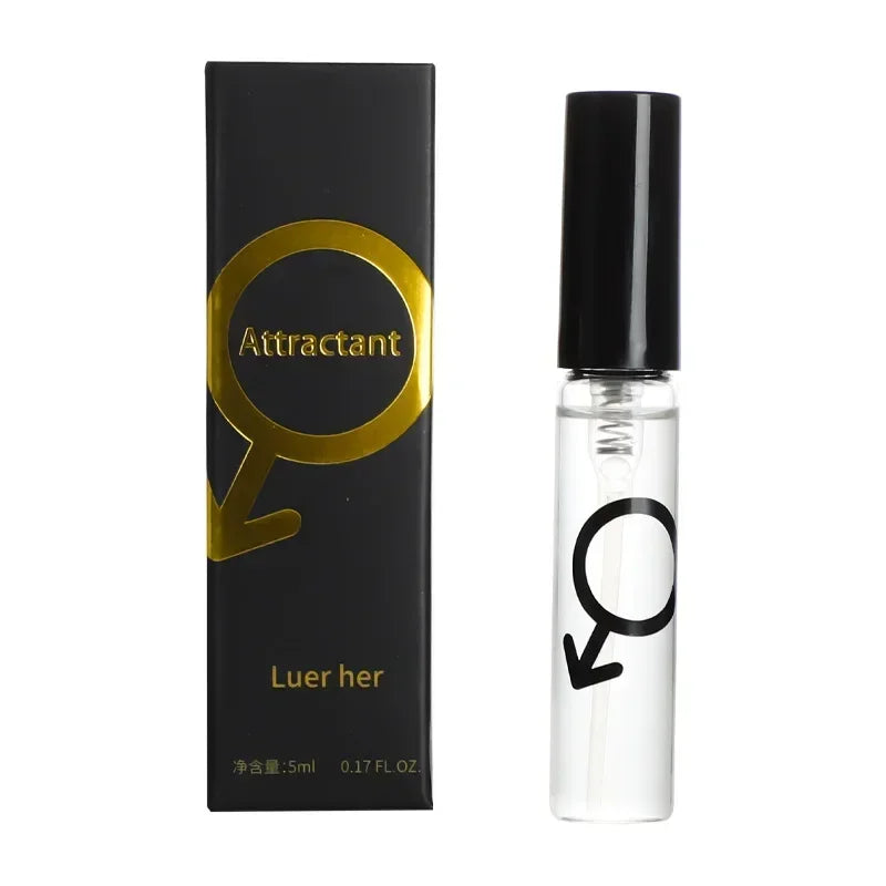 Set of MAIRA'S COLLECTIONS pheromone body spray bottles in various quantities, displayed in a sleek packaging.