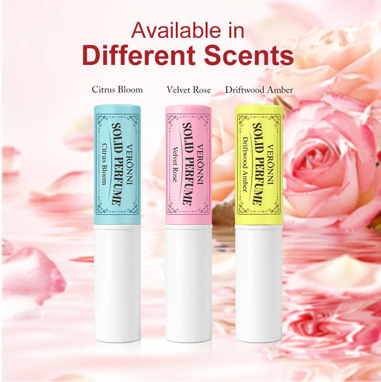 Solid perfume stick for women by MAIRA'S COLLECTIONS, featuring a long-lasting fragrance balm in a sleek, portable design.