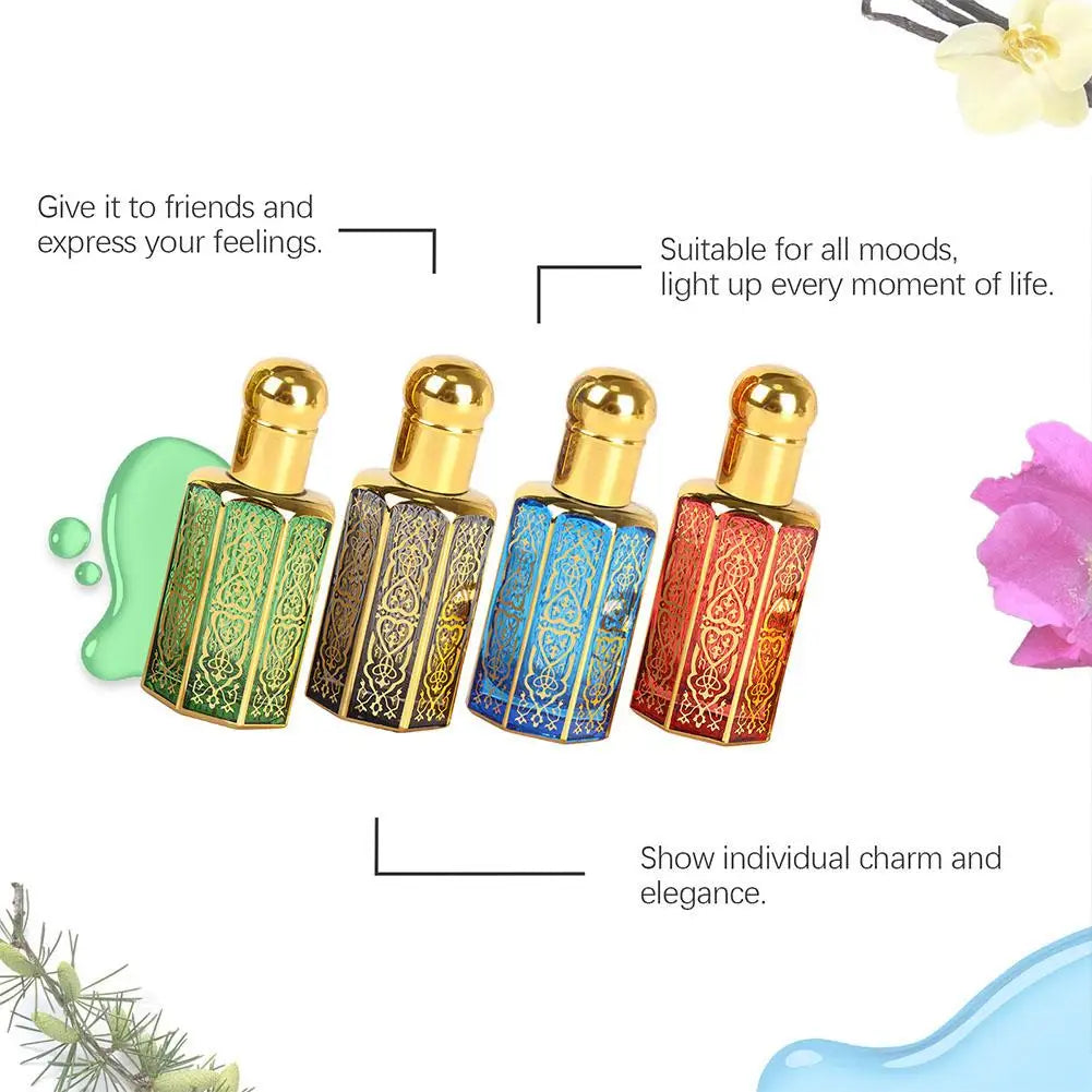 Arabian charm perfume oil by MAIRA'S COLLECTIONS featuring a long-lasting oriental fragrance in a decorative bottle.