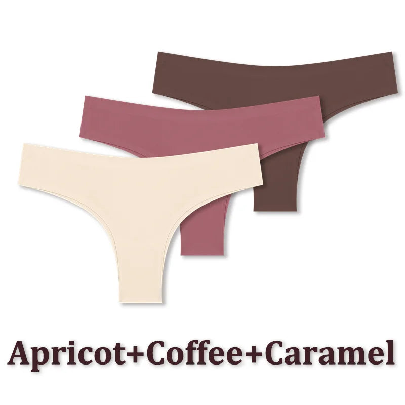 Maillard Panties Ultra-thin Brazilian women’s ice silk underwear, smooth and comfortable for everyday wear