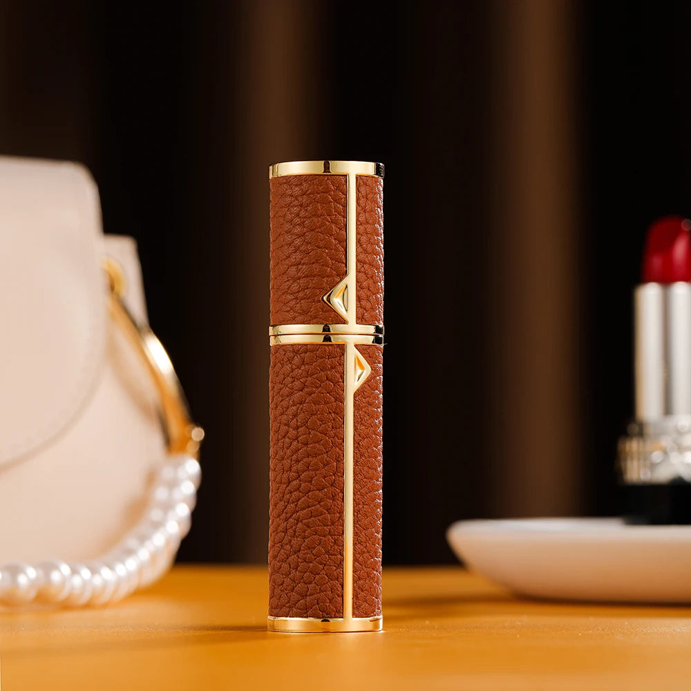 MAIRA'S COLLECTIONS Louischanzl refillable perfume atomizer bottle, 5ml travel spray, compact and sleek for on-the-go fragrance.