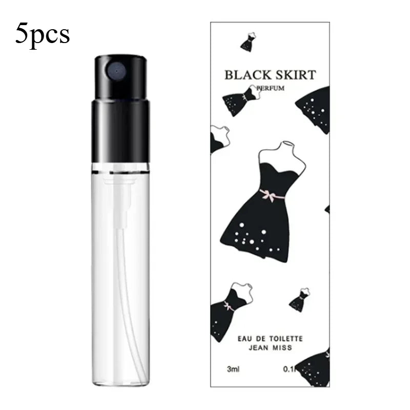 Q Style Pheromone Perfume Set by MAIRA'S COLLECTIONS featuring five 3ml bottles of alluring fragrance.