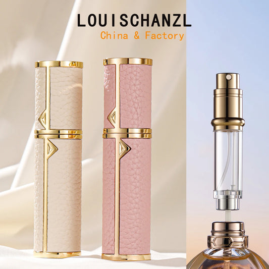 MAIRA'S COLLECTIONS Louischanzl refillable perfume atomizer bottle, 5ml travel spray, compact and portable for on-the-go fragrance.