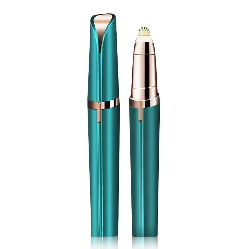 Mini electric eyebrow trimmer from MAIRA'S COLLECTIONS with a sleek design for painless hair removal and precise shaping.