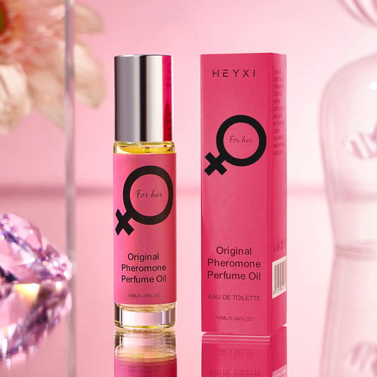 Rose Red Roll-On Perfume for Women by MAIRA'S COLLECTIONS featuring a sleek glass bottle with floral fragrance.