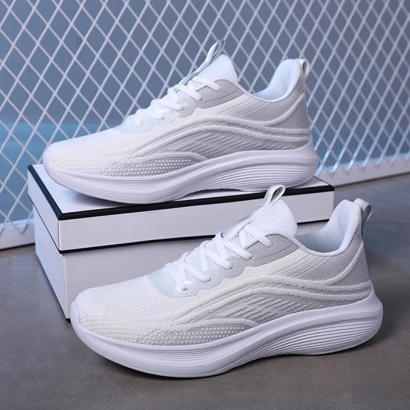 Women's breathable mesh sneakers by MAIRA'S COLLECTIONS, featuring lightweight design suitable for casual running and hiking.
