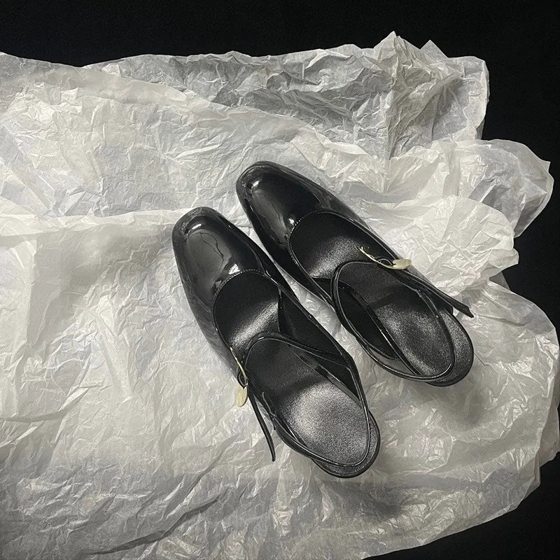 Women's cross strap high heel sandals with irregular heel design by MAIRA'S COLLECTIONS, showcasing stylish open-toe footwear.
