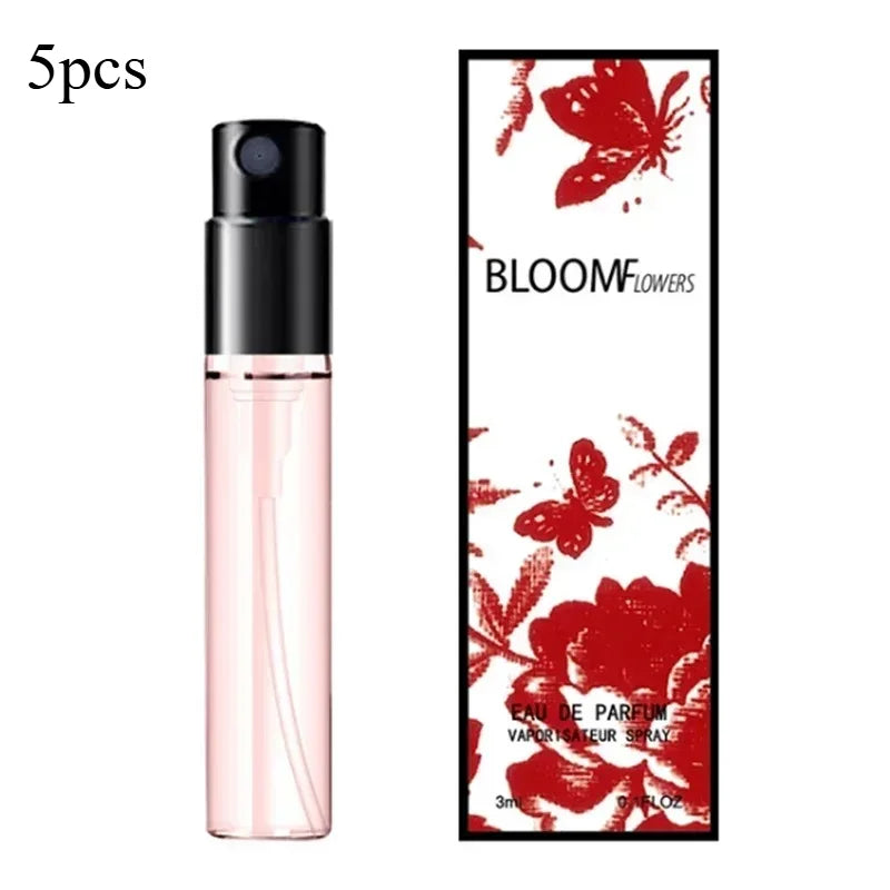MAIRA'S COLLECTIONS Q Style Pheromone Perfume Set with five 3ml bottles, featuring sleek packaging and stylish design.