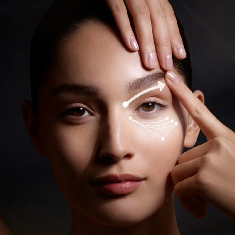 MAIRA'S COLLECTIONS 24K Gold Hyaluronic Eye Cream, firming and moisturizing eye care with gold-infused formula for brightening and hydration.