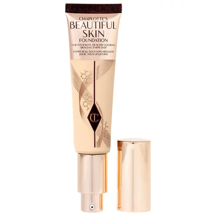 MAIRA'S COLLECTIONS CT Starlight Liquid Flawless Glow Primer bottle with a sleek design and shimmering finish.