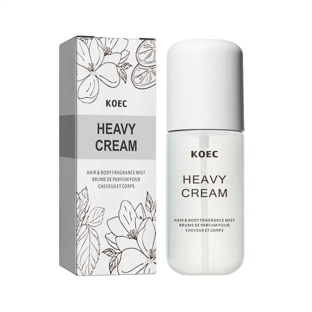 MAIRA'S COLLECTIONS KOEC Fragrance Mist 50ml with jasmine, vanilla, and lemon notes, featuring a floral and citrus scent.