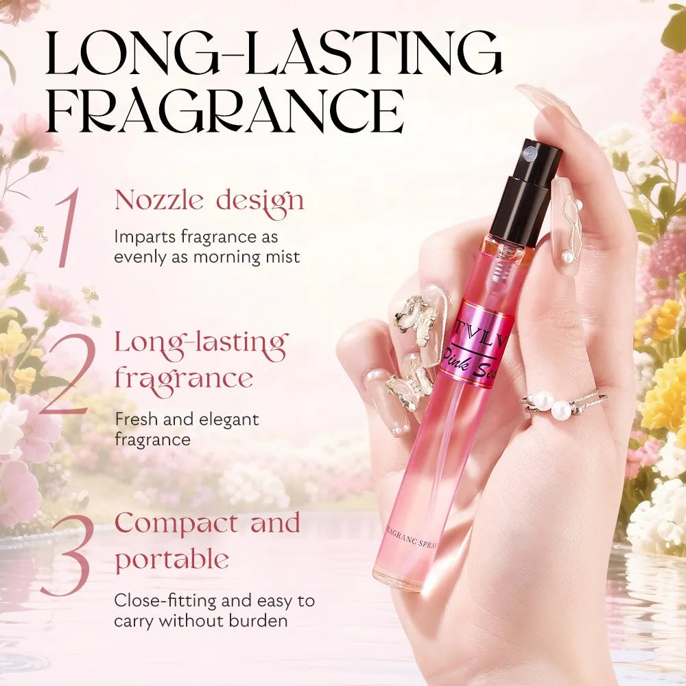 Women's luxury fragrance set from MAIRA'S COLLECTIONS featuring elegant perfume bottles and decorative packaging.