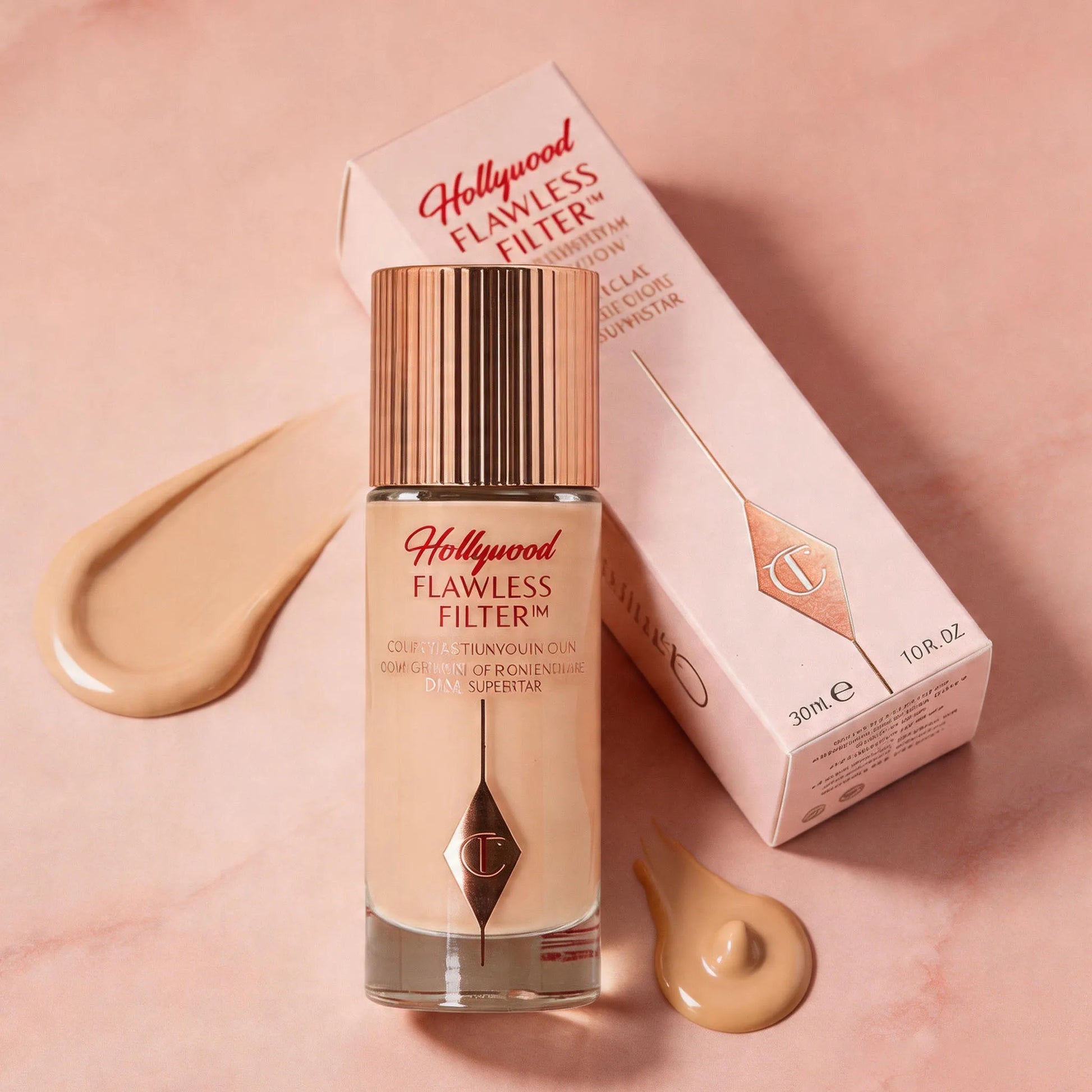 MAIRA'S COLLECTIONS CT Starlight Liquid Flawless Glow Primer bottle with sleek packaging and a shimmering finish.