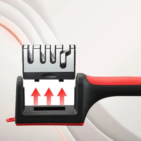 Multi-Slot Knife Sharpener with Handle
